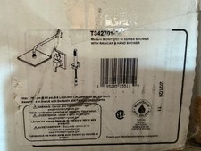Delta Modern Square Non Shared Function Shower System Package  - T342701-BL picture