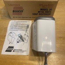 Vintage New Old Stock Boraxo Model 36 Soap Dispenser Borax Open Box picture