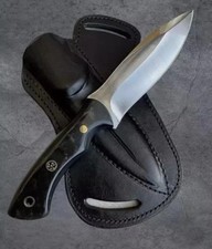 Custom Handmade Fixed Blade Skinner knife - Wood Handle - Tactical Hunting EDC picture