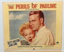 THE PERILS Of PAULINE MOVIE LOBBY CARD SET (8) 1947 BETTY HUTTON Vtg PEARL WHITE picture