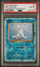 2002 Pokémon Legendary Collection Seel #92 Reverse Holo PSA 8 NM-MT WOTC picture