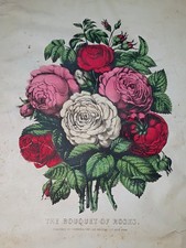 Antique 1800s Original Currier & Ives Art 