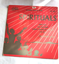 vintage Royale 45 RPM Spirituals red vinyl picture sleeve  picture