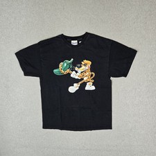 VINTAGE Cheetos Men Shirt L Black Graphic Logo READ picture