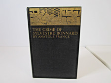 Antique 1913 The Crime of Sylvestre Bonnard by Anatole France Library Edition HC picture