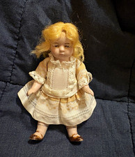 Antique German Bisque Jointed 4 1/2 in Doll picture