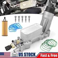 926-959 Aluminum Engine Oil Filter Housing For 11-22 Dodge Chrysler Ram Jeep 3.6 picture