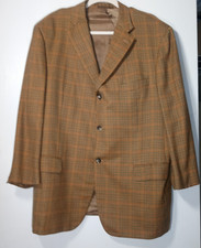 Gianluca Isaia 100% Cashmere Tartan Plaid Made Italy 50  US40 Sport Coat Blazer picture