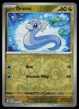 Dratini 147/165 Common 151 Pokemon Reverse Holo Near Mint picture