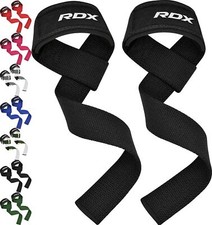 Weight Lifting Straps by RDX, Deadlift, Powerlifting Wrist Wraps for Gym Workout picture