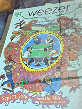 Weezer Seattle, WA  September 13, 2026 The Gathering Tour Poster picture