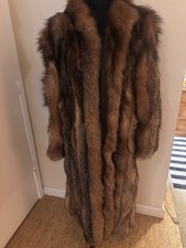 Vintage SAGA FOX Genuine Fox Fur Full-Length Coat picture