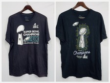 Lot Of 2 Philadelphia Eagles Super Bowl 59 Tshirts Men’s L 2025 NWOT Nike Tee picture