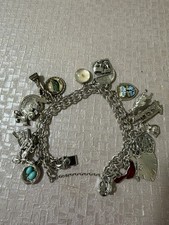 Vintage Sterling Silver Charm Bracelet picture