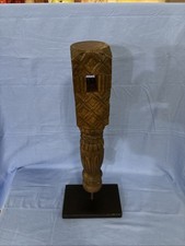 Antique Carved Indian Charpai Bed Leg picture