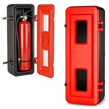 New Sturdy Plastic 20 lb Fire Extinguisher Cabinet Box,Resistant Weatherproo- picture