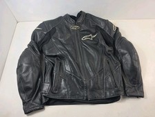 Alpinestars Stage motorcycle perf Leather Jacket armor Large riding icon street picture