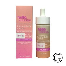 Hello Sunday The One That's a Serum SPF 45 Hydrating & Brightening Vitamin C NIB picture