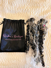 Kendra's Boutique Human Hair Body Wave Black Weft Extensions Bundle 5pc 18