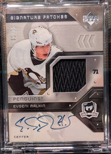 EVGENI MALKIN 2006-07 Upper Deck The Cup Signature Patches Rookie RPA /75 picture