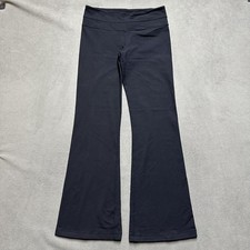 Lululemon Groove Pants Womens 8 Black Pull On Luon Flared Bootcut Stretch EUC picture