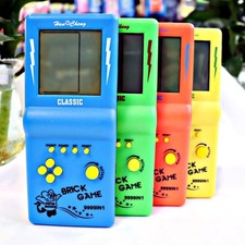 Retro Handheld Tetris Game Console Large Screen Kids Pocket Puzzle Toy picture