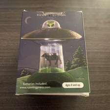 UFO Cow Abduction Light Up and Sound Toy Alien Gag Gift picture