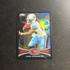 2012 Topps Chrome - Chris Johnson #44 Black Refractor /299 picture