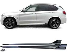 For 14-18 BMW X5 F15 Gloss Black Side Skirts 2Pcs picture