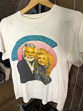 VTG 1990 Dolly Parton 1Kenny 1Dolly Concert Tee Shirt Cotton Unisex S-5XL picture
