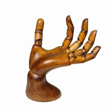 Wooden Hand,Wooden Mannequin,Antique Finish Wood Hand,Hand Model for Drawing picture