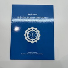 Registered Holy Fire ll Karuna Reiki Master Training Manual Book picture