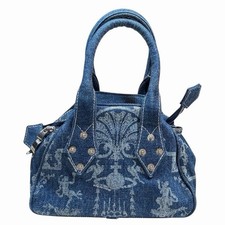 UNUSUALLY RARE Vivienne Westwood S/S 1992 reprinted Boulle Print Jean Bowler Bag picture