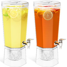 Lifewit 1 Gallon Drink Dispenser For Parties 2 Pcs 4L Plastic Beverage picture