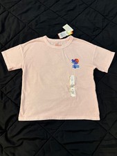 Cat and Jack Girls Light Pink Short Sleeve T Shirt Size S 6 7 picture