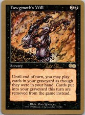 Yawgmoth's Will 171 Rare Urza's Saga Magic: The Gathering Moderately Played picture