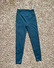 Nike x SKIMS Women's Leggings Dark Teal Solid Logo Ankle M 26