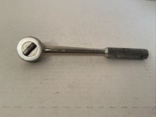 Vintage S-K 45170 3/8 Drive Round Head Ratchet Knurled Handle Made in USA picture