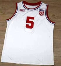 Throwback Petrovic 5 Yugoslavia Croatia Basketball Jersey Stitched Custom picture