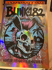 Blink-182 Holographic Poster 8/28/2025 Hard Rock Live Hollywood FL picture