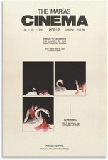 The Marías Cinema Pop Up 2021 Poster Indie Band Wall Art picture