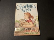 Charlotte’s Web E.B. White Vintage Harper Crest Library Edition w/Dust Jacket picture