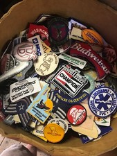 Lot 100 Vintage Sew Iron On Patches Random Mix Fashion Badges DIY picture