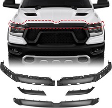 Upper Grille Trim 5pcs Compatible with Dodge Ram 1500 2019-2021 Front Truck Gril picture