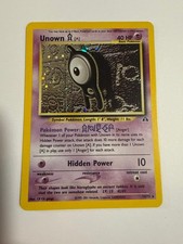 UNOWN [A] 14/75 RARE NEO DISCOVERY POKEMON UNLIMITED HOLO MP picture