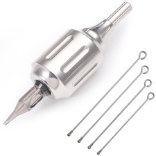 Cartridge Tattoo Grips-CNC 316L Stainless Steel Heavy Adjustable 32mm  picture