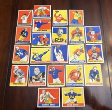1948 Leaf Football Lot (22) Low Grade Back Damage Lujack Trippi picture