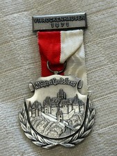Vintage 1971 VT Rockenhausen Moschellandsberg Hiking Medal Germany Volksmarch picture