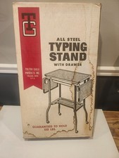 Vintage Toledo Guild Steel Typing Stand (NOS IN BOX) picture