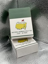 Masters Bamboo Wooden Tees In Beautiful Box 2 3/4 Inch Tees —Lot Of 5 Boxes. picture